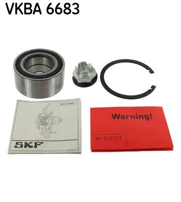 Wheel Suspension Wheel Bearing Kit SKF VKBA 6683 Fits Renault Grand Scénic