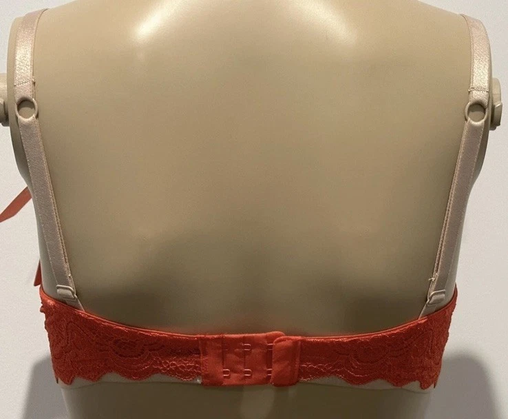 Sujetador para mujer Me By Bendon talla 12D rojo amapola suave con encaje NUEVO CON ETIQUETAS NUEVO  Foto 4 de 4