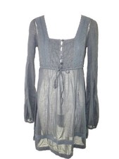 Kleid BRAEZ Schwarz Damen Blusenkleid Tunika  Boho Größe S 36 Baumwolle Neu