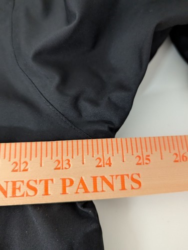 Turtleson Waterproof Jacket Mens Medium Black Rain Outdoor Mesh Lined Full Zip - Picture 12 of 13