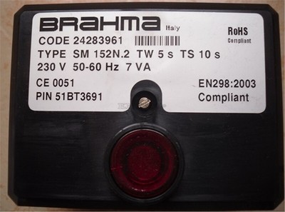 1Pc New Brahma Control Box SM152N.2 For Burner Controller sq