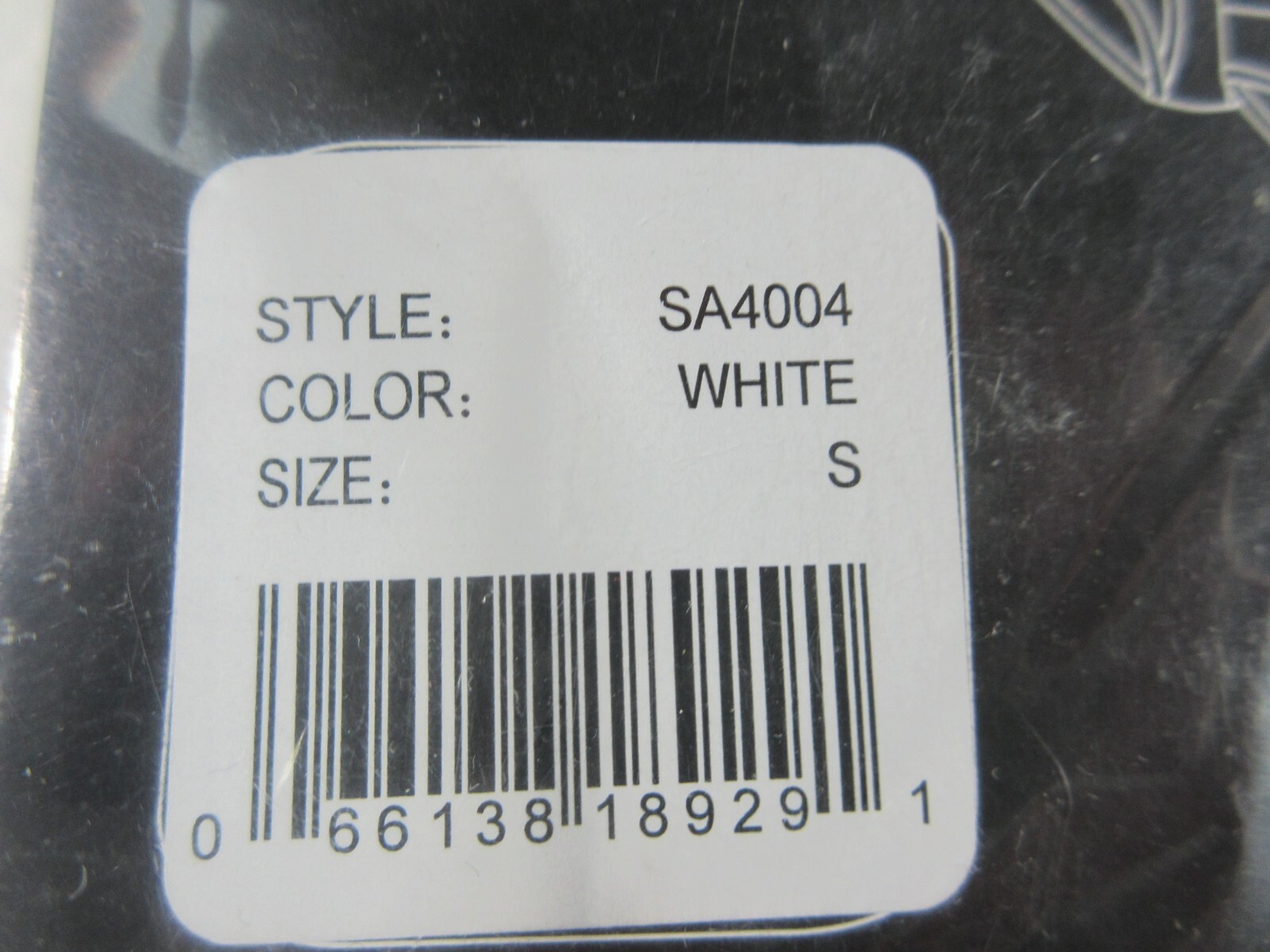 STACY ADAMS Men's SMALL 4 pack WHITE Cotton Brief Black Logo Waistband NEW image 3