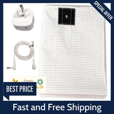 Organic Grounding Sheet 10% Silver for Bed Sleeping Therapy with Safest Ground..