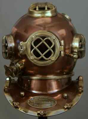 Classic Diving Helmet US Navy Mark V Deep Sea Marine Divers Helmet