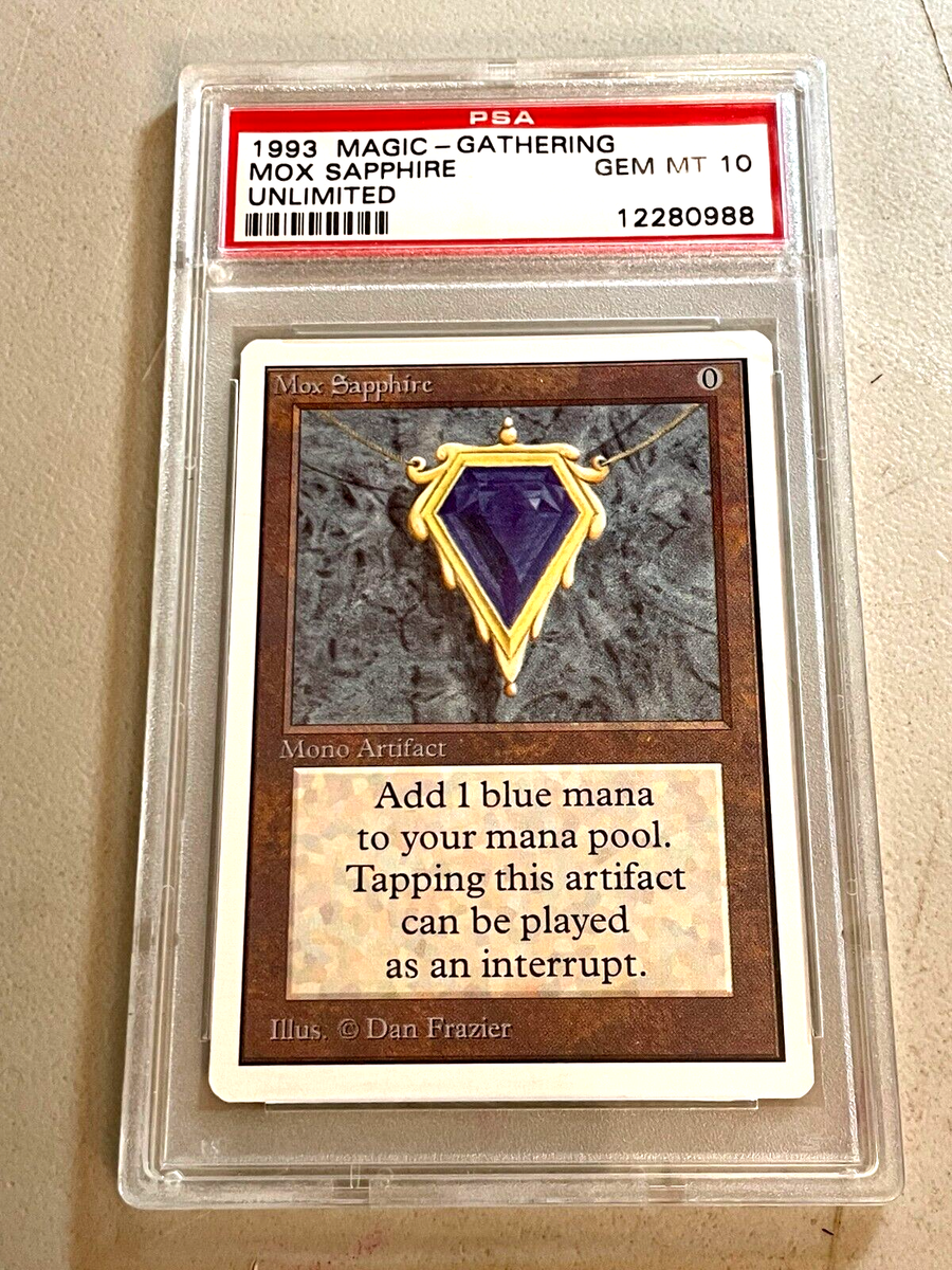 MOX SAPPHIRE / PSA 10 Gem Mint / Unlimited Edition / MTG Card