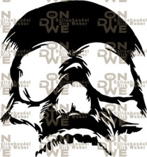 Aufkleber "Skull 7" klein, Autoaufkleber, Totenschädel, Totenkopf, (1965)