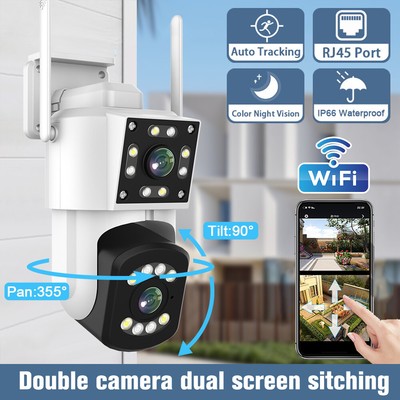ANRAN FUNK WLAN WIFI 3MP IP  NETZWERK CAMERA Outdoor AUßEN ÜBERWACHUNGSKAMERA