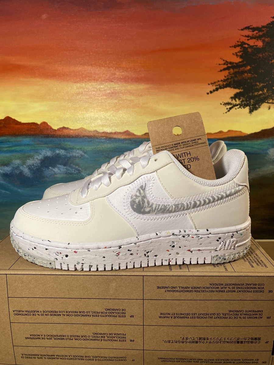 Nike Air Force 1 Crater White 2021 {DH0927-101} WMNS Size 6 | eBay