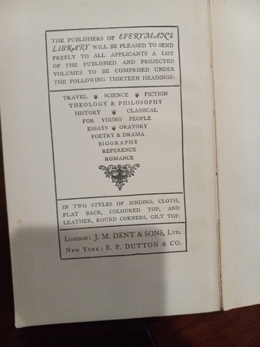 Confessions of an English Opium-Eater by De QUINCEY Everyman's Library HC - Foto 3 di 3