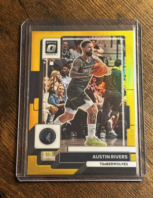 2022-23 Donruss Optic Basketball Austin Rivers Gold #/10 Card #61