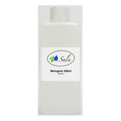Sala Weingeist Ethanol Alkohol 96,5% unvergällt konv. 250 ml HDPE