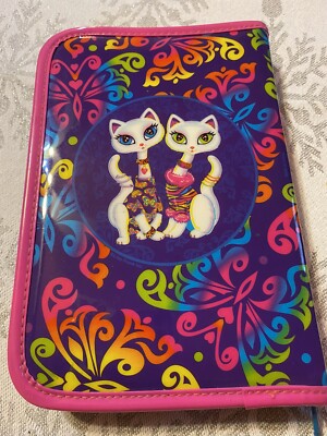 Lisa Frank Mini Zipper Binder Organizer Empty | eBay