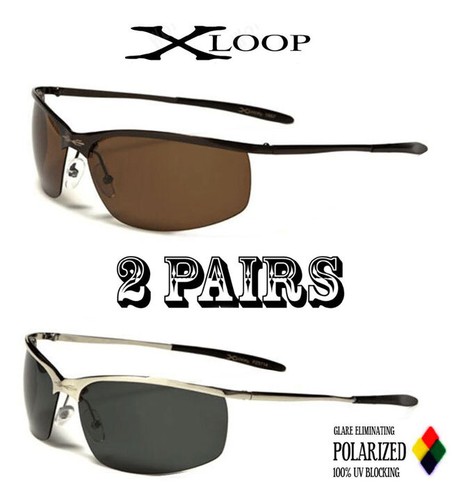 Xloop Thin Metal Boating Polarized Driving Polarized Sunglasses Assorted Color - Picture 14 of 19