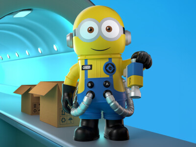 MEGA SPACE MOLLY 400% Minions Sealed New | eBay