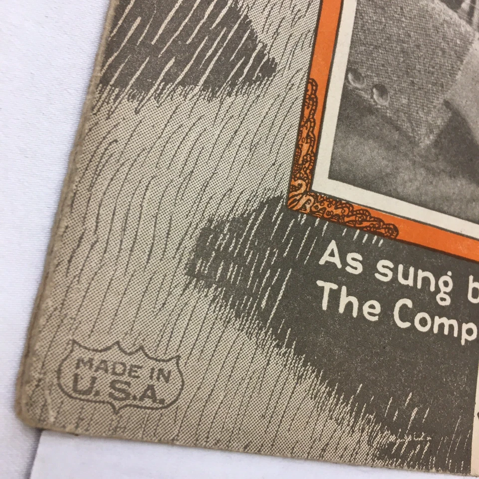 Partituras vintage de Estados Unidos It Aint Gonna Rain No Mo © 1923 Uke Wendell Hall Foto 3 de 4