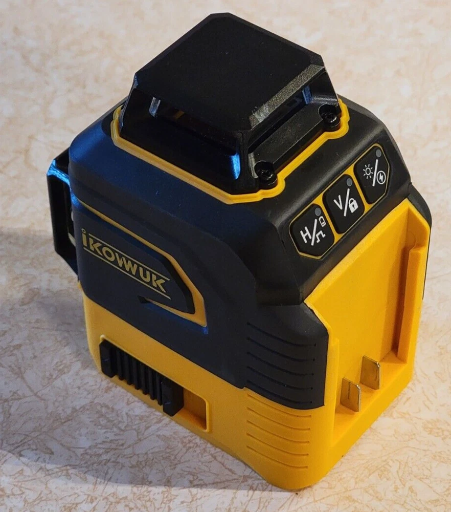 IKOVWUK Laser Level, 3x360° Cross Line for Construction 12-Lasers+ Tripod & Case