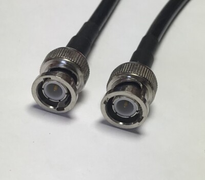 RG58 BNC Male to BNC Male Coaxial Cable Pick Your Length USA Fast Ship LOT