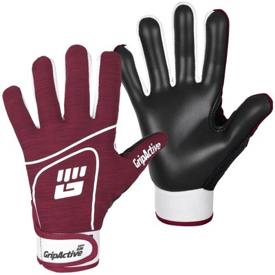 football gloves maroon