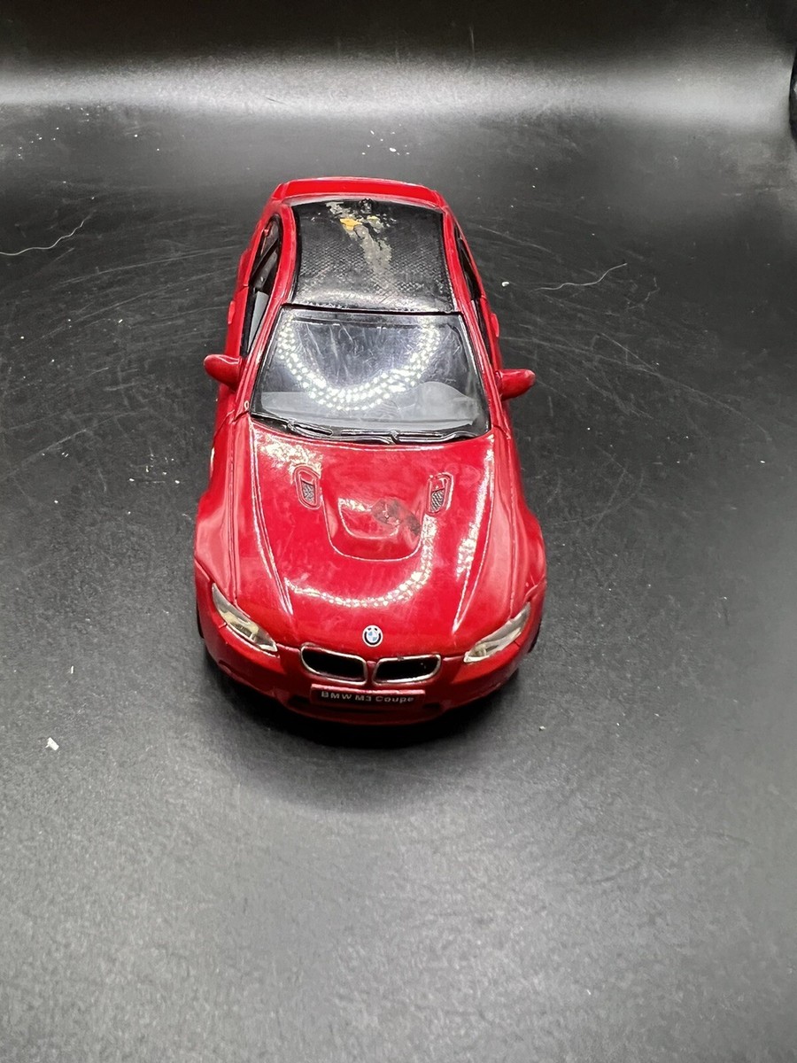 2009 BMW M3 Coupe Diecast Model Car Red 1/36 scale - Kinsmart