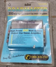 New ROADMASTER RA200N 200 Watt  Vintage Car Stereo Amplifier