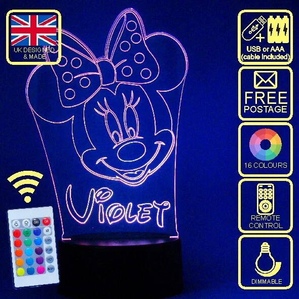 Personalised 2024 bedside lamp