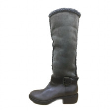 Stivale sportivo Irony Glam donna con gambale in eco montone A301 brown