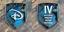 Walt Disney Company World IV Investigations Global Security Challenge Coin