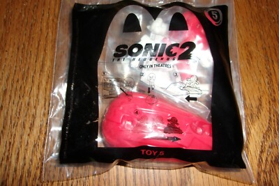 2022 McDonald's Sonic 2 The Hedgehog Knuckles Happy Meal Toy NIP #5