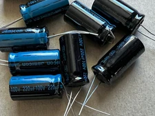 aluminum electrolytic capacitor 220 uf 100 v 26X12.5 mm (10 pcs)