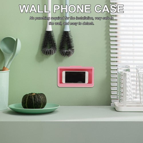 Waterproof Mobile Phone Box Holder Adhesive Wall Case for Shower - Zdjęcie 9 z 12