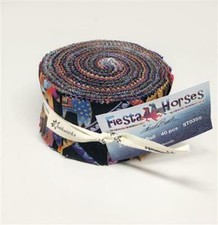 Laurel Burch**FIESTA HORSES***JELLY ROLL~SUPE...
