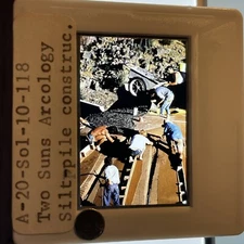 Paolo Soleri: Two Suns Arcology. Arizona  Arcosanti Architecture 35mm Slide 118