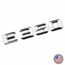 14-16 E350 AMG Letter Emblem 3D Trunk Logo Nameplate Badge Decorate OEM Chrome