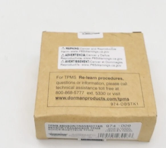 Sensor de sistema de monitoreo de presión de neumáticos Dorman para GMC Acadia 2013-2014 Foto 2 de 4
