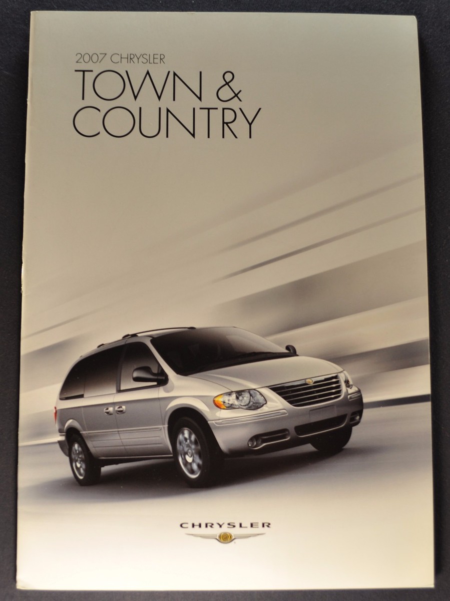 2007 Chrysler Town u0026 Country Brochure LX Limited Touring Excellent Original  07 | eBay