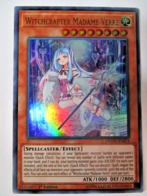 Yugioh! Witchcrafter Madame Verre Duov-En073 Ultra Rare Near Mint