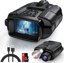 Night Vision Binoculars 4K Infrared 5000mAH Rechargeable 8X Digital Zoom 600 M