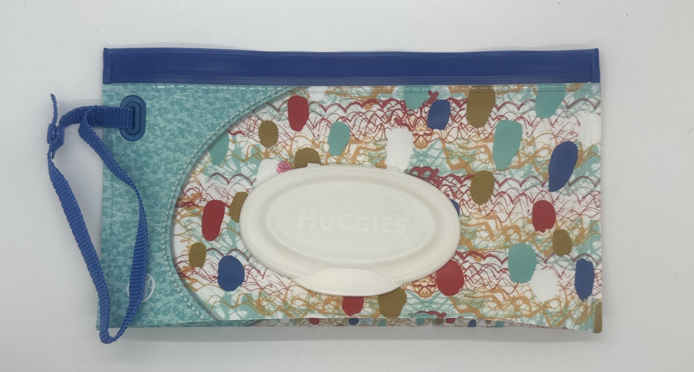 Huggies Clutch N Clean Refillable Pouch Baby Wipes Travel Dispenser eBay