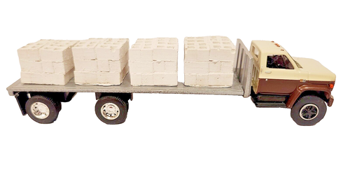 DCP, Penjoy, Ertl , Winross 1/64 truck loads Real Conctete Blocks Stacks - Picture 2 of 6