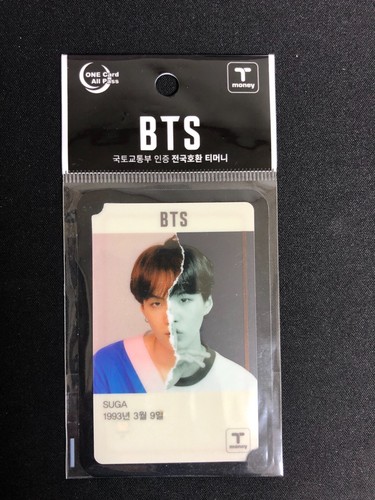 BTS X CU Tmoney T money Official Photo Card Limited KOREA TRANSPORTATION CARD - Picture 28 of 49