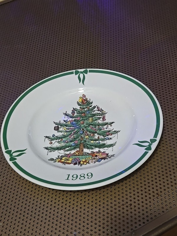 Spode Christmas Tree 50th Anniversary 1989 Limited Edition Collectors Plate