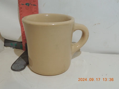 TEPCO TAN HEAVY RESTAURANT MUG - NO DAMAGE