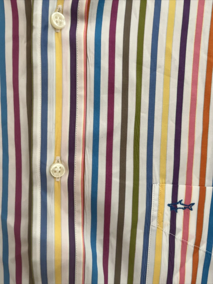 OLD MONEY Paul & Shark Royal Yacht Club Vintage Yachting Preppy Shirt Mens 44 - Image 4 of 4