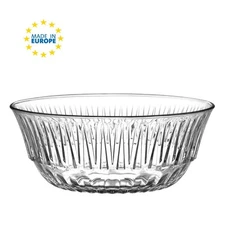 LAV Crystal Clear Glass Round Serving Bowls,  Condiment Bowls 7.25 Oz, Set of 6