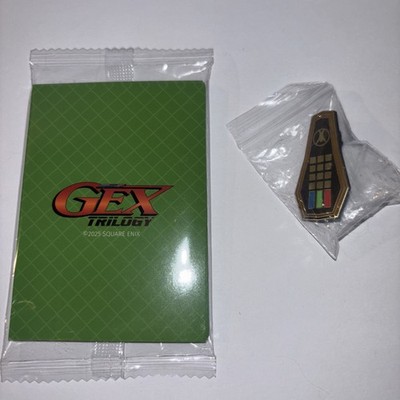 GEX TRILOGY TRADING CARDS & METAL PIN LIMITED RUN GAMES FROM COLLECTORS SET