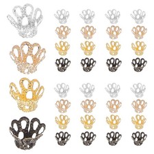 500 Pcs Bead Caps for Jewelry Making Flower Beads Decorative Spacer