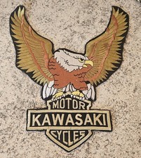 Motor Kawasaki Cycles Aufnäher  selten 