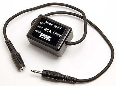 Pac SNI-1/3.5 Car Stereo 3.5Mm Headphone Jack iPod Ground Loop Noise Isolator