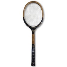 Vintage Plough Classic Wooden Tennis Racket, 8-Ply Laminated, Excellent Cond.