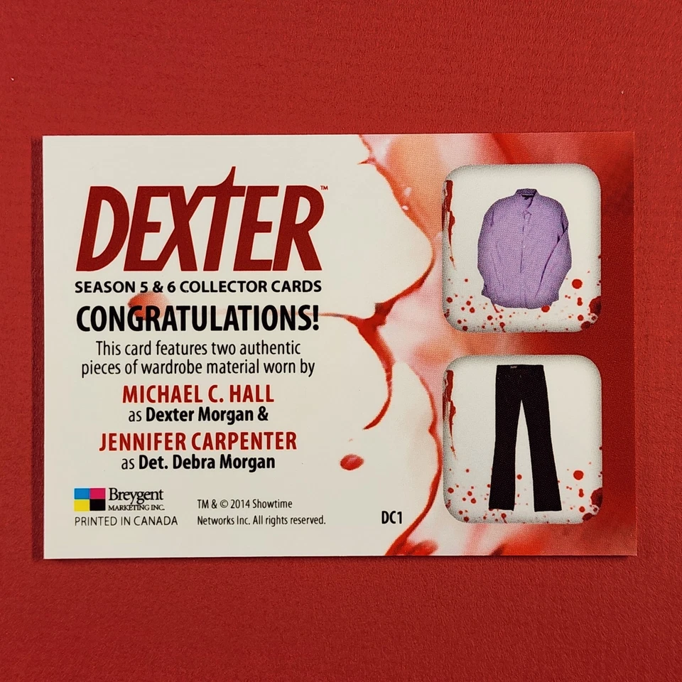 5-09-06 PWE-THICK . 2014 dexter 5 6 #dc1 jennifer carpenter costume DAMAGED - Image 2 of 4